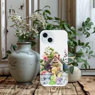 Funda para Iphone 14   Animales Bebés Lindos