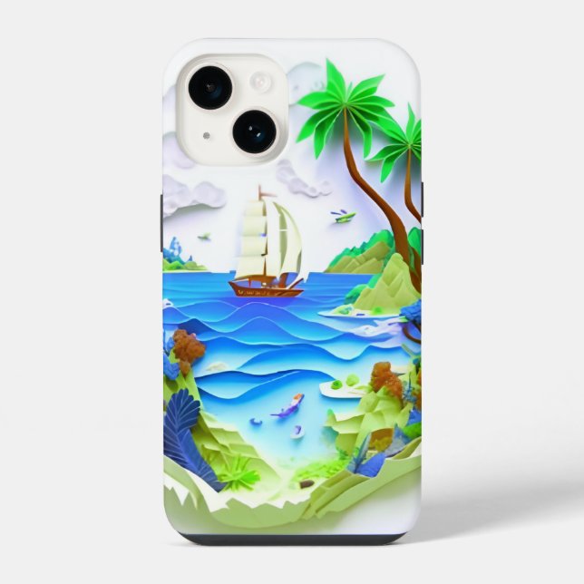 Funda para iPhone 14 Barely There Color Splash de  (Reverso )