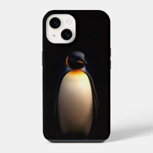 Funda para iPhone 14 Case-Mate Black 4 Luxe, pingü
