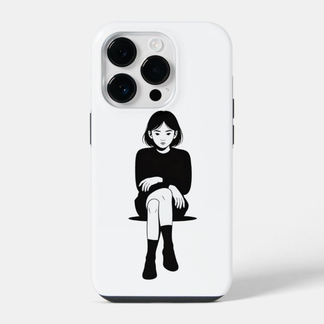 Funda para iPhone 14 Case-Mate iPhone 14 Pro chica (Reverso )