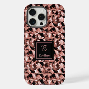 Funda para iPhone 14 Colores de Moda Rosa Dorado y