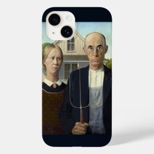 funda para iPhone 14 con impresión gótica estadoun