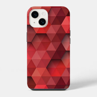 Funda para iPhone 14 con patrón geométrico de triá