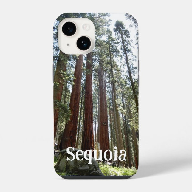 Funda para iPhone 14 de Bosque Nacional Sequoia (Reverso )