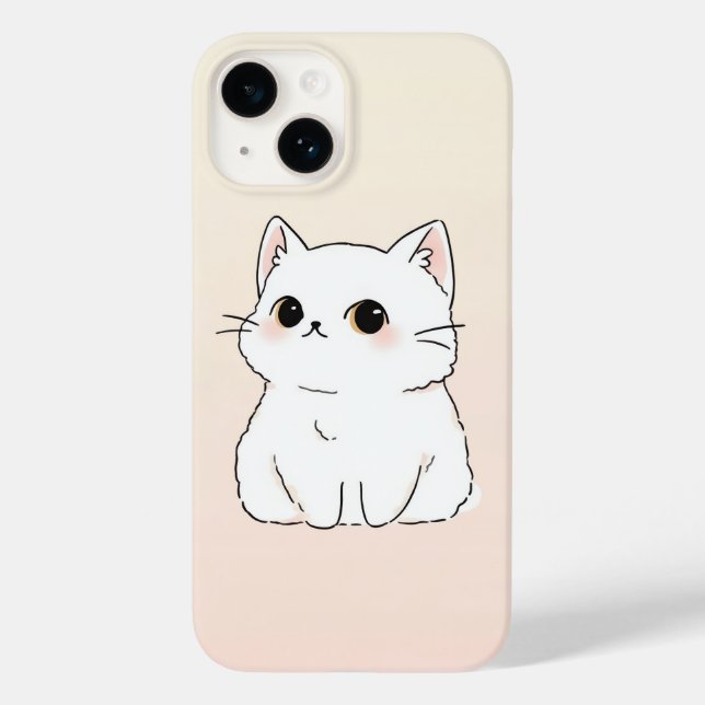 Funda para iPhone 14 de Cat Lover suave y elegante (Reverso )