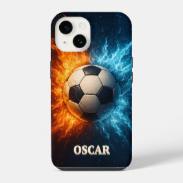 Funda para iPhone 14 de fútbol personalizada