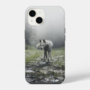 Funda para iPhone 14 de Husky Siberiano Blanco