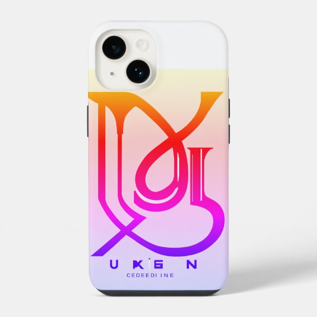 Funda Para iPhone 14 Funda para iPhone de elegancia celestial (Reverso )