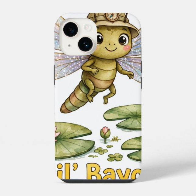 Funda para iPhone 14 Lil' Bayou Explorers Dragonfl (Reverso )
