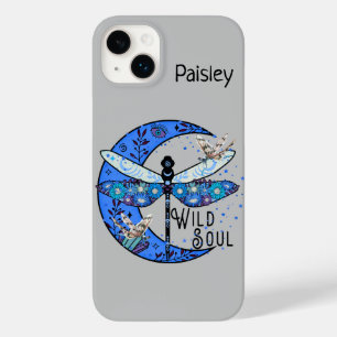 funda para iPhone 14 Plus con Dragonflies