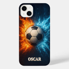Funda para iPhone 14 Plus de fútbol personalizada