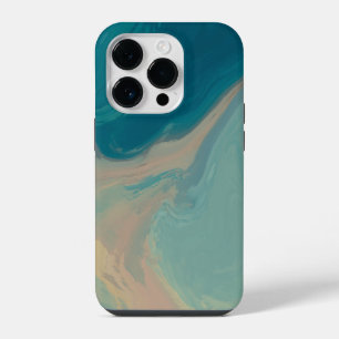 Funda para iphone 14 pro de mármol ocaen abstracto