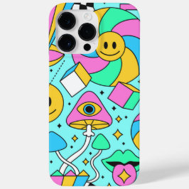Funda Para iPhone 14 Pro Max De Case-Mate Funda para iPhone Case-Mate abstracta de hippie de
