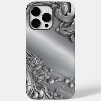 Funda para iPhone 14 Pro Max de Silver Scroll mini