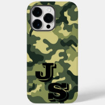 Funda para iPhone 14 Pro Max del Camuflaje Verde d
