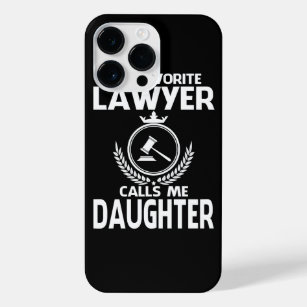 Funda Para iPhone 14 Pro Max Mi abogado favorito me llama Día de los Padres HIJ