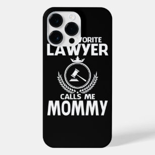 Funda Para iPhone 14 Pro Max Mi abogado favorito me llama Día de los Padres MOM