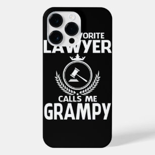 Funda Para iPhone 14 Pro Max Mi abogado favorito me llama Día de Padres GRAMPY