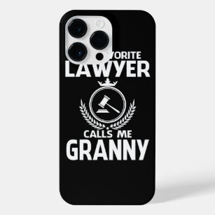 Funda Para iPhone 14 Pro Max Mi abogado favorito me llama Día de Padres GRANNY