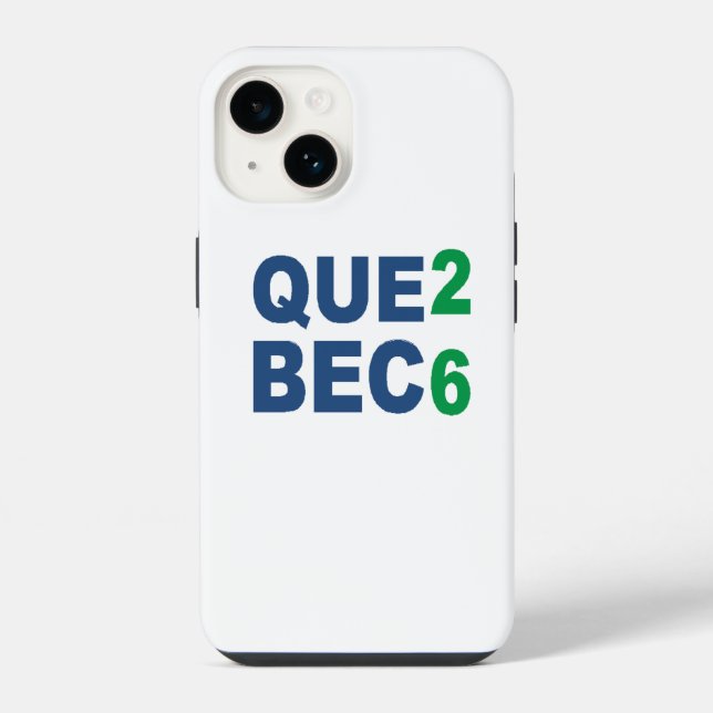 Funda para iPhone 14 QUEBEC 26 (Reverso )