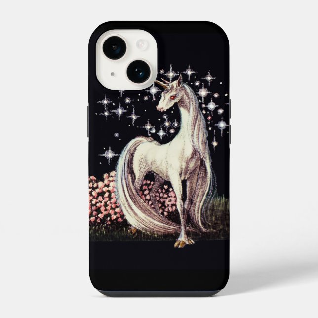 Funda para iPhone 14 Unicornio (Reverso )