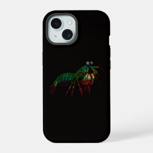 Funda para iPhone 15 Black 4 Luxe, camarón mantis