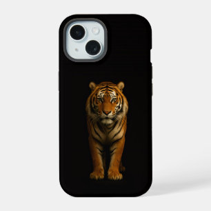 Funda para iPhone 15 Black 4 Luxe, Noble Tiger