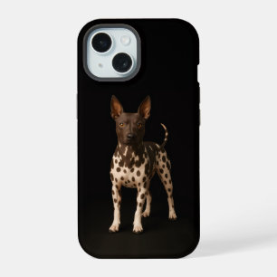 Funda para iPhone 15 Black 4 Luxe, perro Terrier s