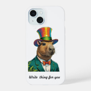 Funda para iPhone 15 Colorido Sombrero de Copa Car