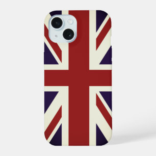Funda para iPhone 15 con bandera Union Jack ingles