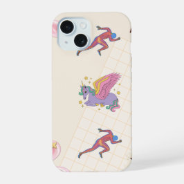 Funda para iPhone 15 con un unicornio