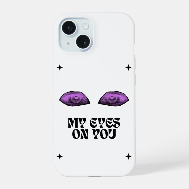 Funda para iPhone 15 Cool Minimal Estética Cubiert (Reverso )