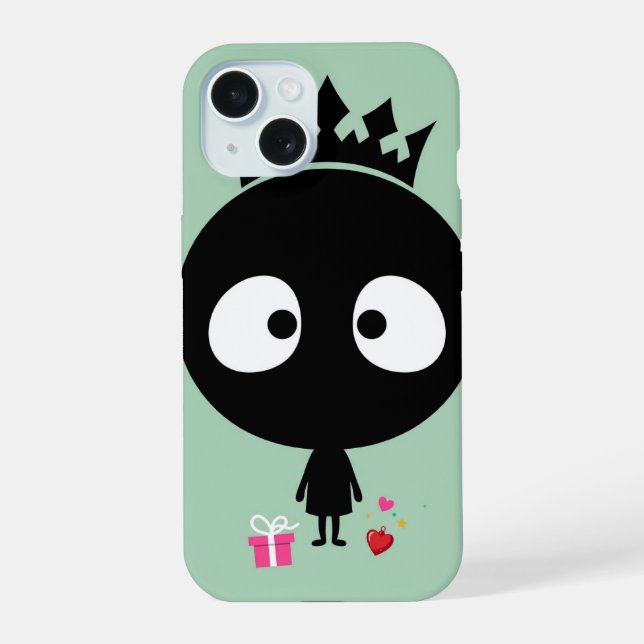Funda para iPhone 15 Crown Valentine (Reverso )
