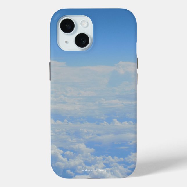 Funda para iPhone 15 de nubes (Reverso )
