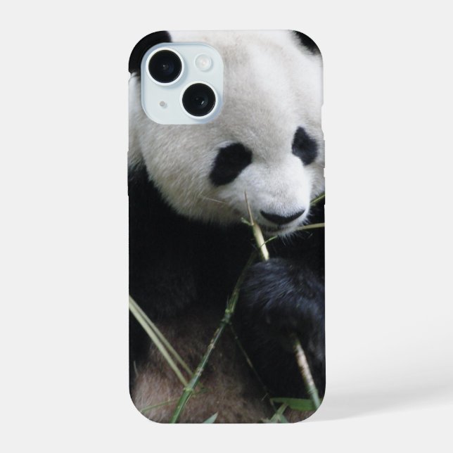 Funda para iPhone 15 de Panda Adorable (Reverso )