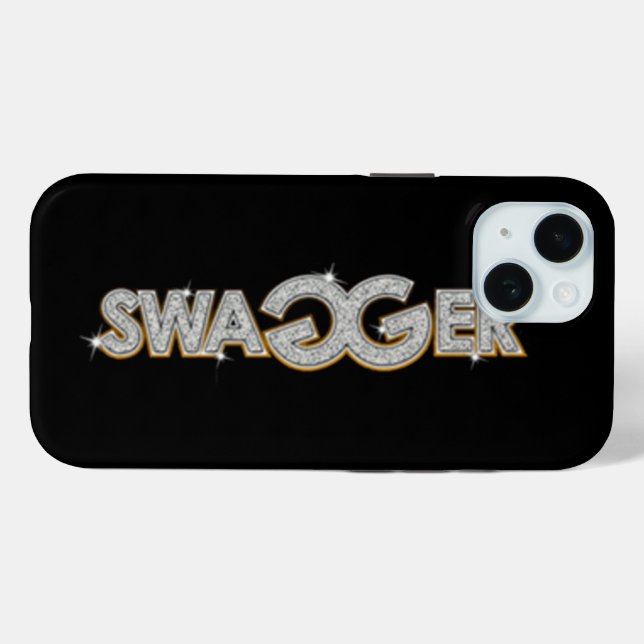 Funda para iPhone 15 de Swagger (Reverso (Horizontal))