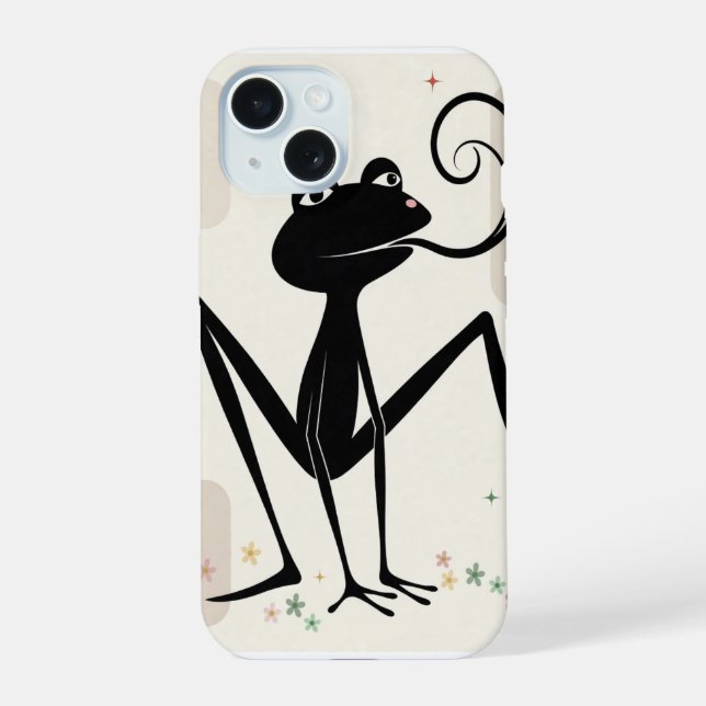 Funda para iPhone 15 Frog Spring (Reverso )