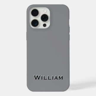 Funda para iPhone 15 Monograma Empresarial