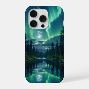 Funda para iPhone 15 Pro Aurora Forest
