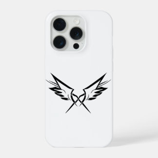 Funda para iPhone 15 Pro con Alas Tribales Mínimas