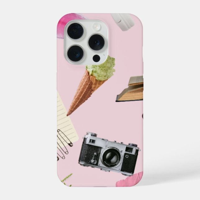 Funda para Iphone 15 Pro con diseño estético (Reverso )
