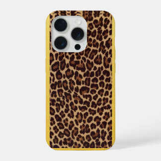 Funda para iPhone 15 Pro con estampado de leopardo