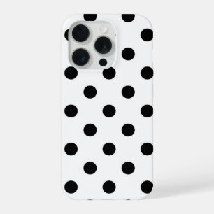 Funda para iPhone 15 Pro con lunares negros