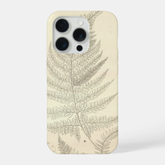 Funda para iPhone 15 Pro con tema de helechos
