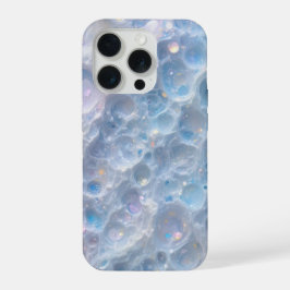 Funda para iPhone 15 Pro con textura de burbuja az