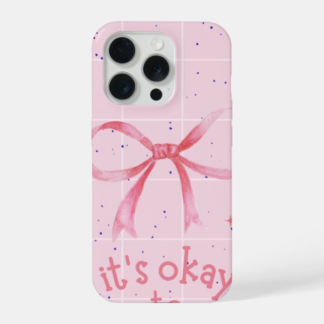 Funda para Iphone 15 Pro con un diseño de cinta (Reverso )
