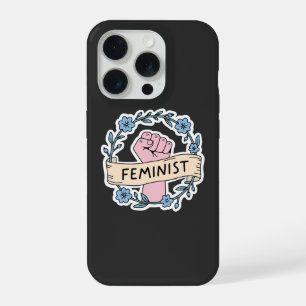 Funda para iPhone 15 Pro Floral Feminista