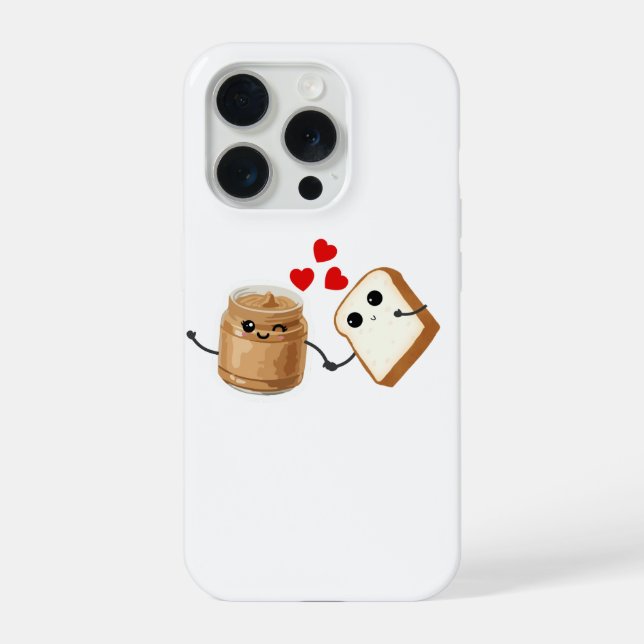 Funda para iPhone 15 Pro 'Mantequilla de maní para (Reverso )