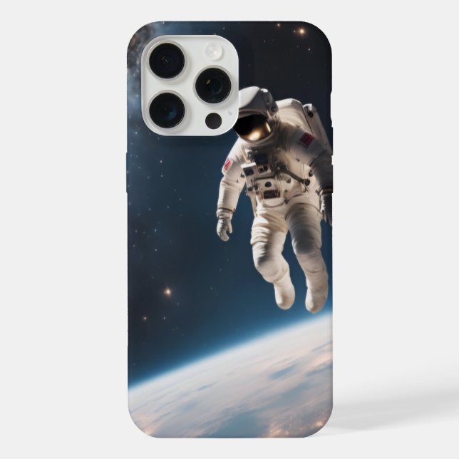 Funda para iPhone 15 Pro Max astronauta perdido en (Reverso )