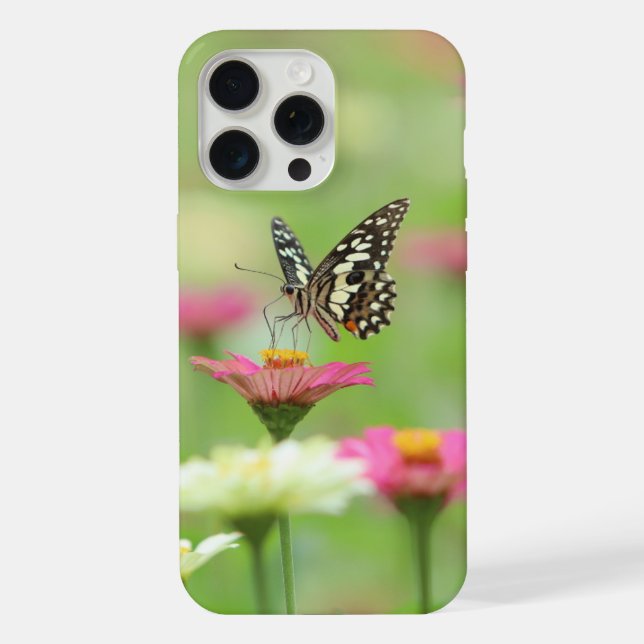 Funda para iphone 15 pro max con diseño floral de  (Reverso )